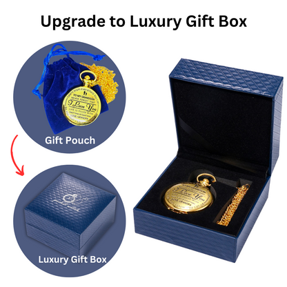 To My Son / From Dad - Luxury Vintage Pocket Watch Gift SS