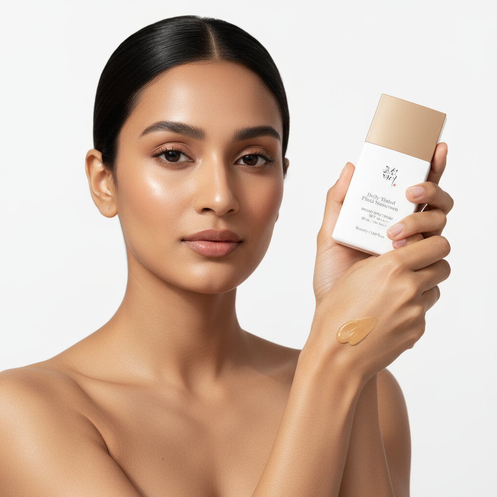 🌞SPF 40 Daily Tinted Sunscreen: Eff ortless Coverage, Ultimate Sun Protection, and a Flawless Glow ✨💖