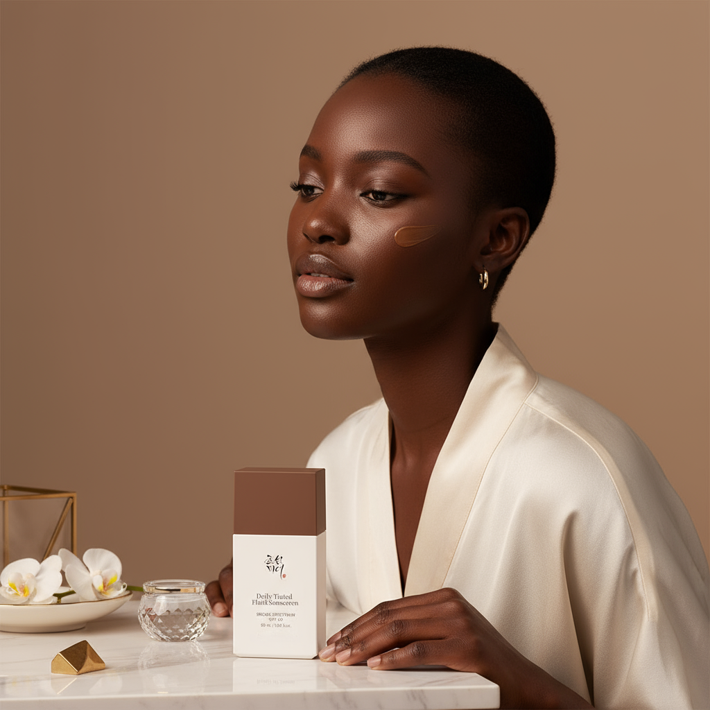 🌞SPF 40 Daily Tinted Sunscreen: Eff ortless Coverage, Ultimate Sun Protection, and a Flawless Glow ✨💖