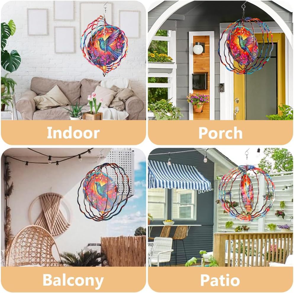 🐦LAST DAY 50% OFF -💖Kinetic Hummingbird Wind Spinner