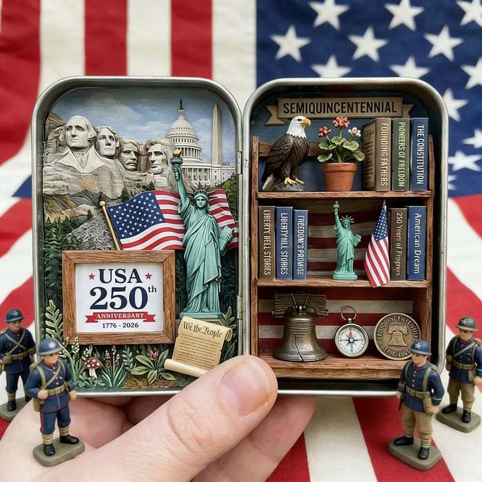 🇺🇸 Semiquincentennial Keepsake Box – 250th Anniversary Limited Edition