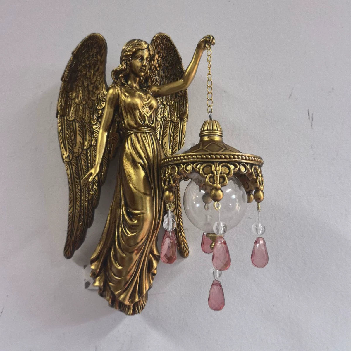 Bring Magic to Your Walls: The Enchanted Emerald Fairy Sconce