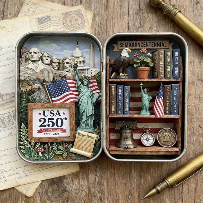 🇺🇸 Semiquincentennial Keepsake Box – 250th Anniversary Limited Edition