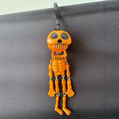 💀✨Pull-String Skeleton Keychain | Viral Funny Skull Keychain
