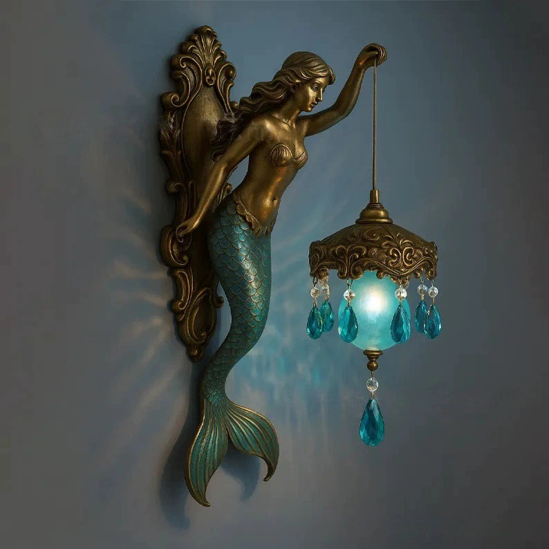 Bring Magic to Your Walls: The Enchanted Emerald Fairy Sconce