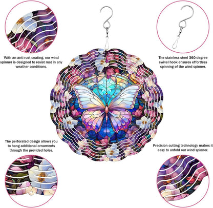 🐦LAST DAY 50% OFF -💖Kinetic Hummingbird Wind Spinner