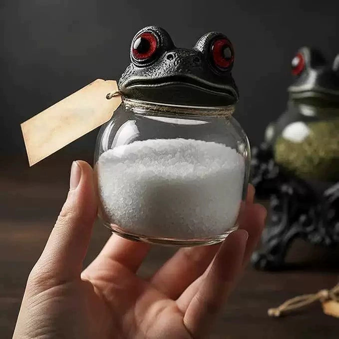 Handcrafted Witchy Frog Apothecary Spice Jars 🐸✨