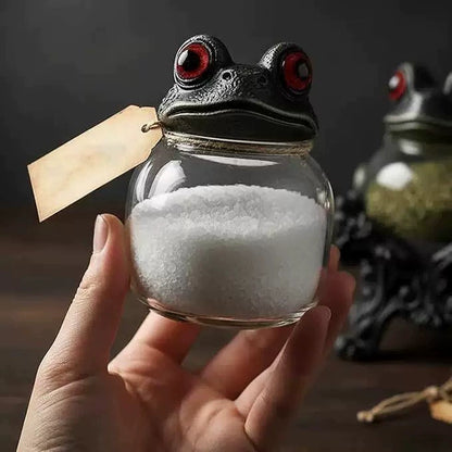 Handcrafted Witchy Frog Apothecary Spice Jars 🐸✨