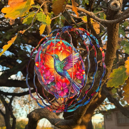 🐦LAST DAY 50% OFF -💖Kinetic Hummingbird Wind Spinner