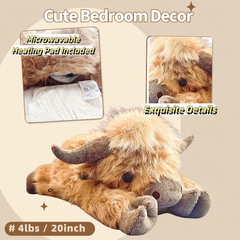🔥 Buy 2+ Get Free shipping 🔥🎁Cute Cartoon Highland Cow Cuddly Toy