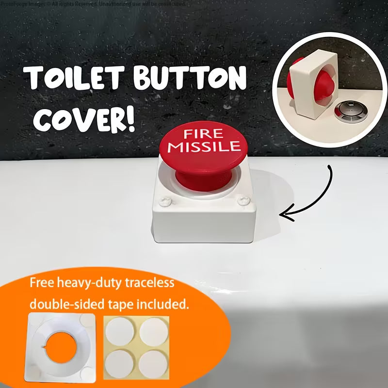 🔥50%OFF On Sale Only Today 🔥Flame Missile Toilet Flush Button Extension Cover