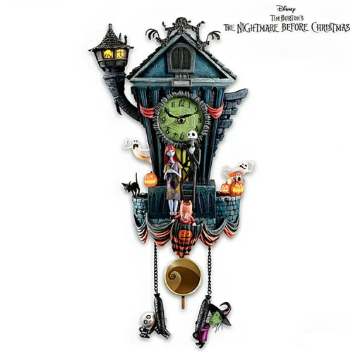 🎃Halloween Wall Clock,Nightmare Before Christmas Cuckoo Clock