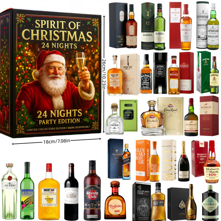 ⏰（Buy two for free shipping）Last Day Offer🔥 2025 Whiskey Advent Calendar