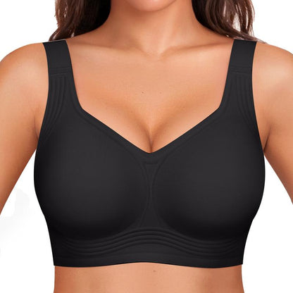 Full coverage wireless bra