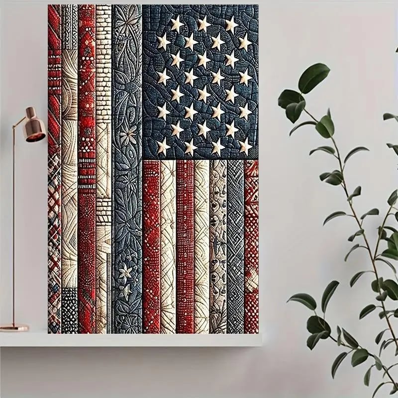 Beginner-Friendly!💎🎁🇺🇸 American Flag DIY 5D Diamond Painting Kit❤️(✨Buy 2 Free Shipping)