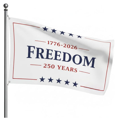 Freedom 250 Years Flag – 1776–2026 Patriotic 3x5 USA Anniversary Flag