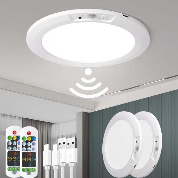 🔥Last Day 49% OFF💡2026 Rechargeable Motion Sensor Ceiling Light