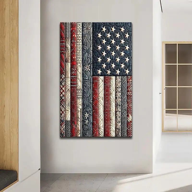 Beginner-Friendly!💎🎁🇺🇸 American Flag DIY 5D Diamond Painting Kit❤️(✨Buy 2 Free Shipping)