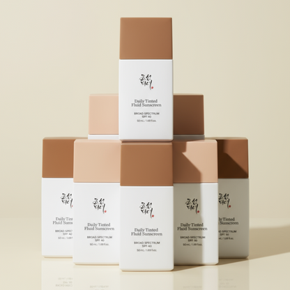 🌞SPF 40 Daily Tinted Sunscreen: Eff ortless Coverage, Ultimate Sun Protection, and a Flawless Glow ✨💖