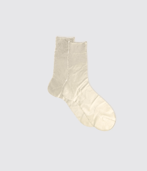Metallic Silk Sock
