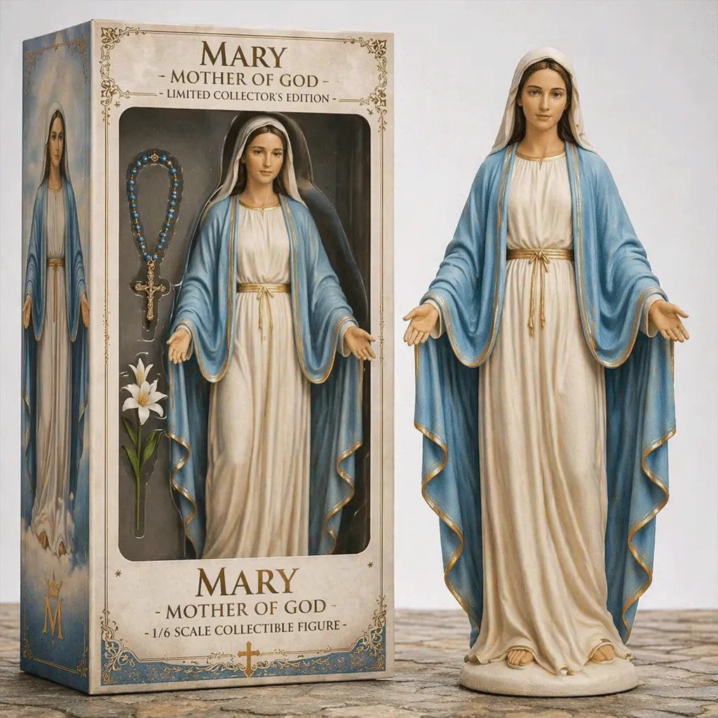 🔥Last Day 50% OFF - 🙏Limited Edition Virgin Mary Collectible Figure ✨