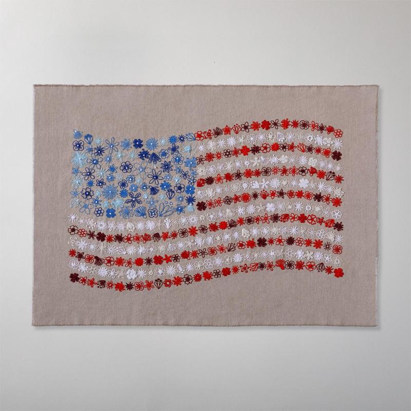 🔥LAST DAY 50% OFF - 🌸Red, White & Bloom Embroidery Kit