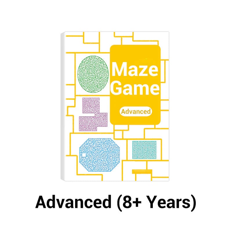 Four-Level Progressive Maze Book Set for Children