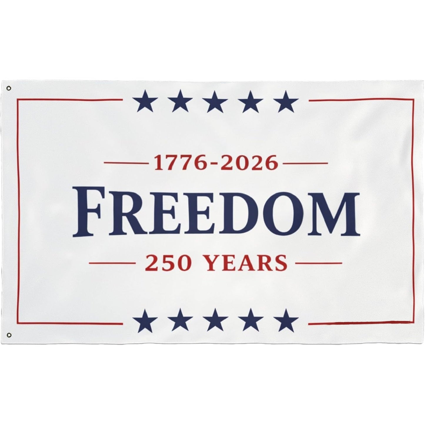 Freedom 250 Years Flag – 1776–2026 Patriotic 3x5 USA Anniversary Flag