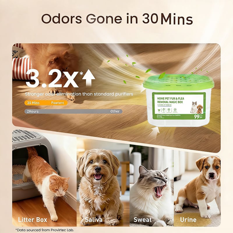 🔥2026 SALE - Home Pet Fur & Odor Removal Magic Box