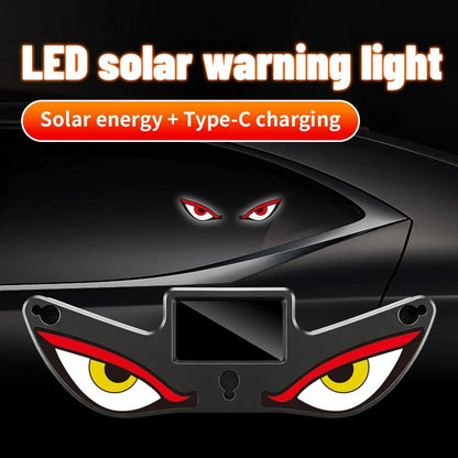 🔥LAST DAY 49% OFF💜Solar Demon Eye LED Car Window Light