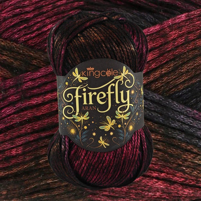 🔥LAST DAY 49% OFF - 🧶Aran Wool ‘Firefly’ Iridescent Shimmer Yarn: A Touch of Magic in Every Stitch💫