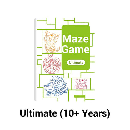 Four-Level Progressive Maze Book Set for Children