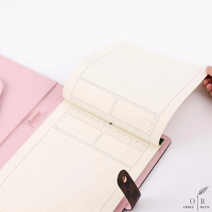 Checkered A4 Portfolio with Legal Notepad