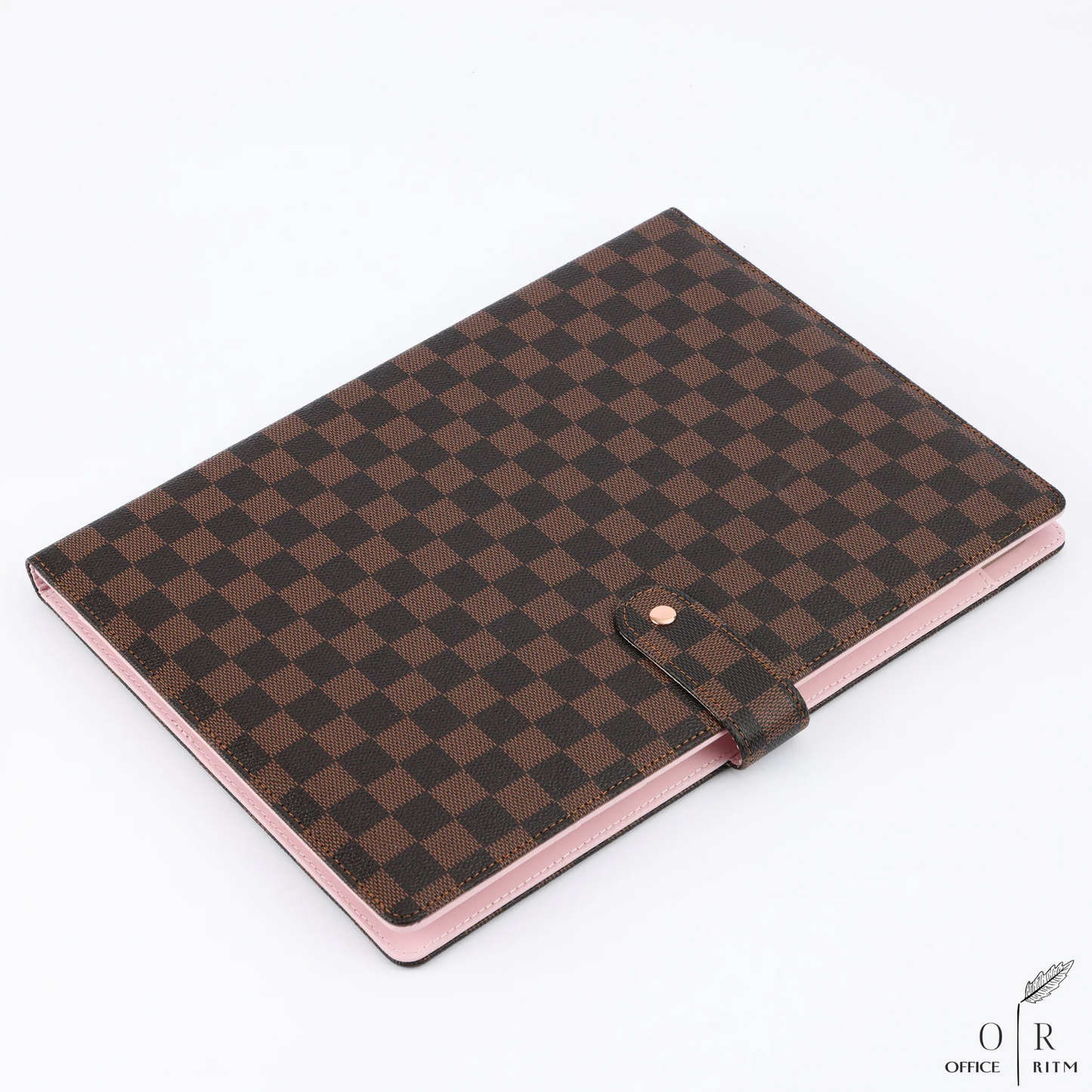 Checkered A4 Portfolio with Legal Notepad
