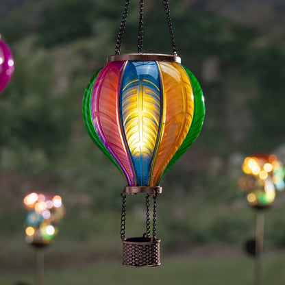 🎁 Free Shipping 🔥Solar Cool Flame XL Hanging Rainbow Balloon Lantern