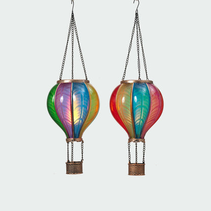 🎁 Free Shipping 🔥Solar Cool Flame XL Hanging Rainbow Balloon Lantern