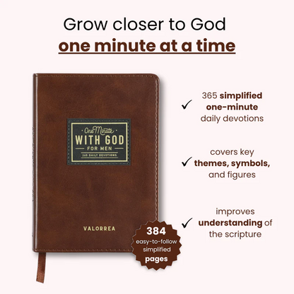 ✝One Minute with God for Men – Daily Devotional