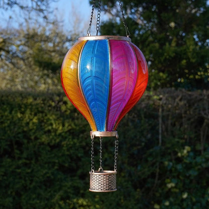 🎁 Free Shipping 🔥Solar Cool Flame XL Hanging Rainbow Balloon Lantern