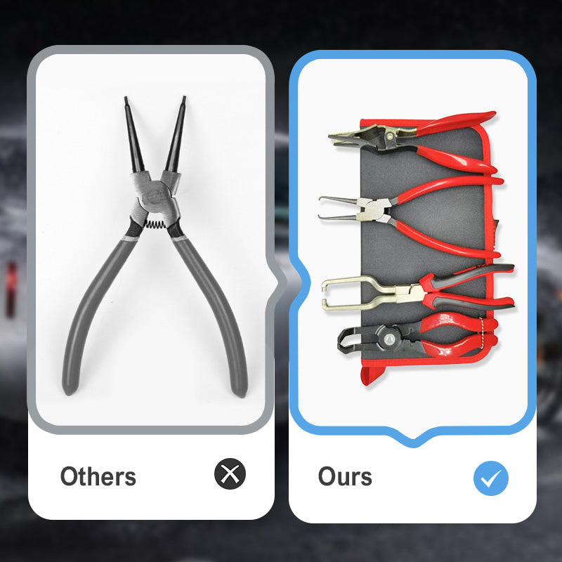 🚗🛠️ 4PCS Professional Hose Clamp Pliers Set for Automotive Repair